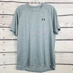 Under Armour Tech Tee Gray Short Sleeve Performance Shirt M